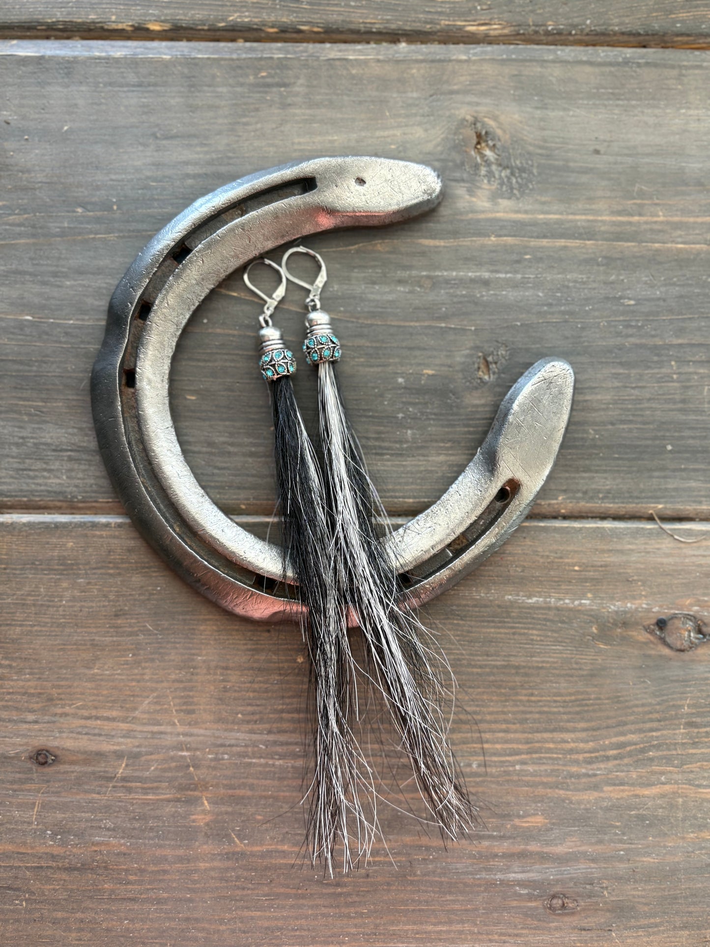 Charming Blue Roan Earrings