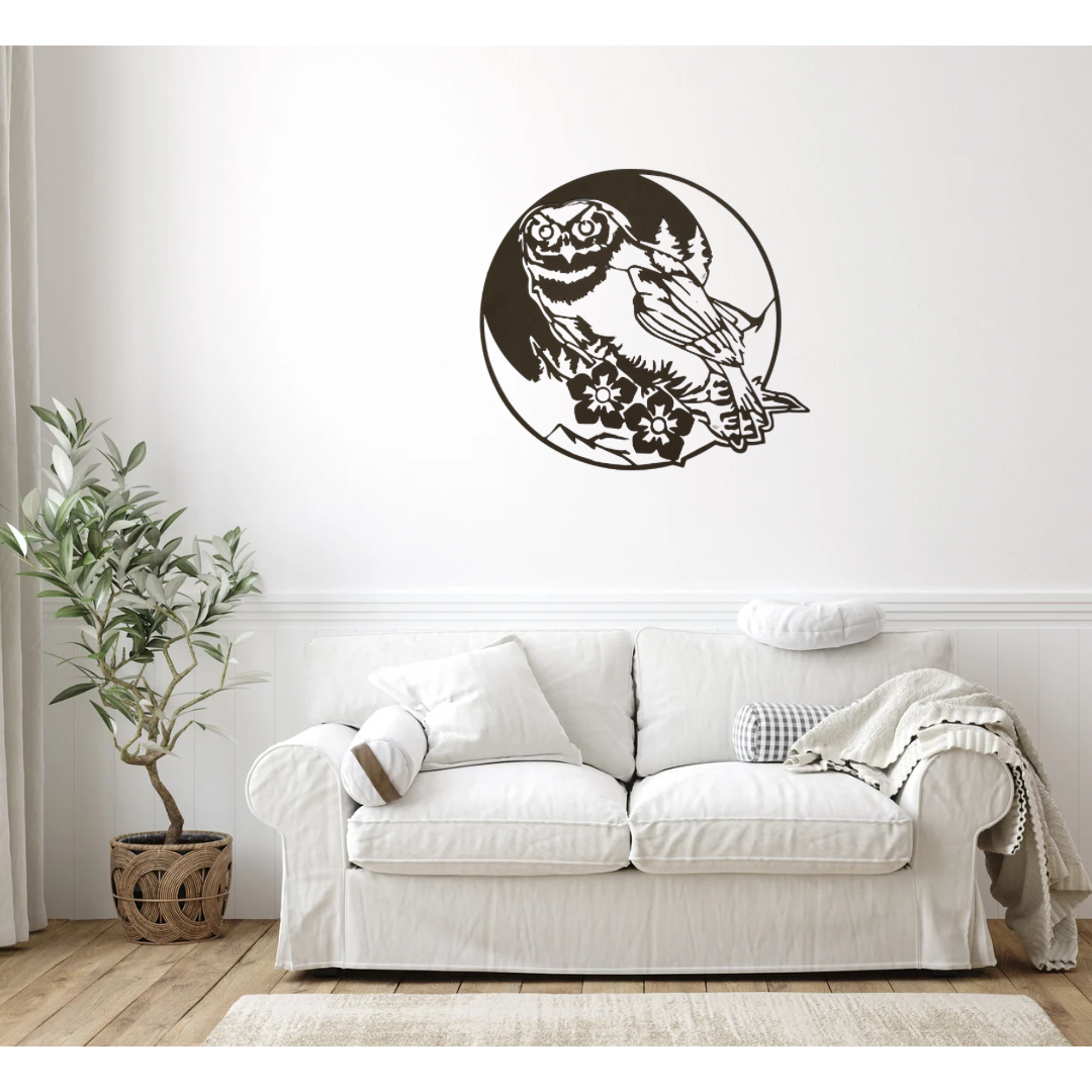 Owl in the Moon