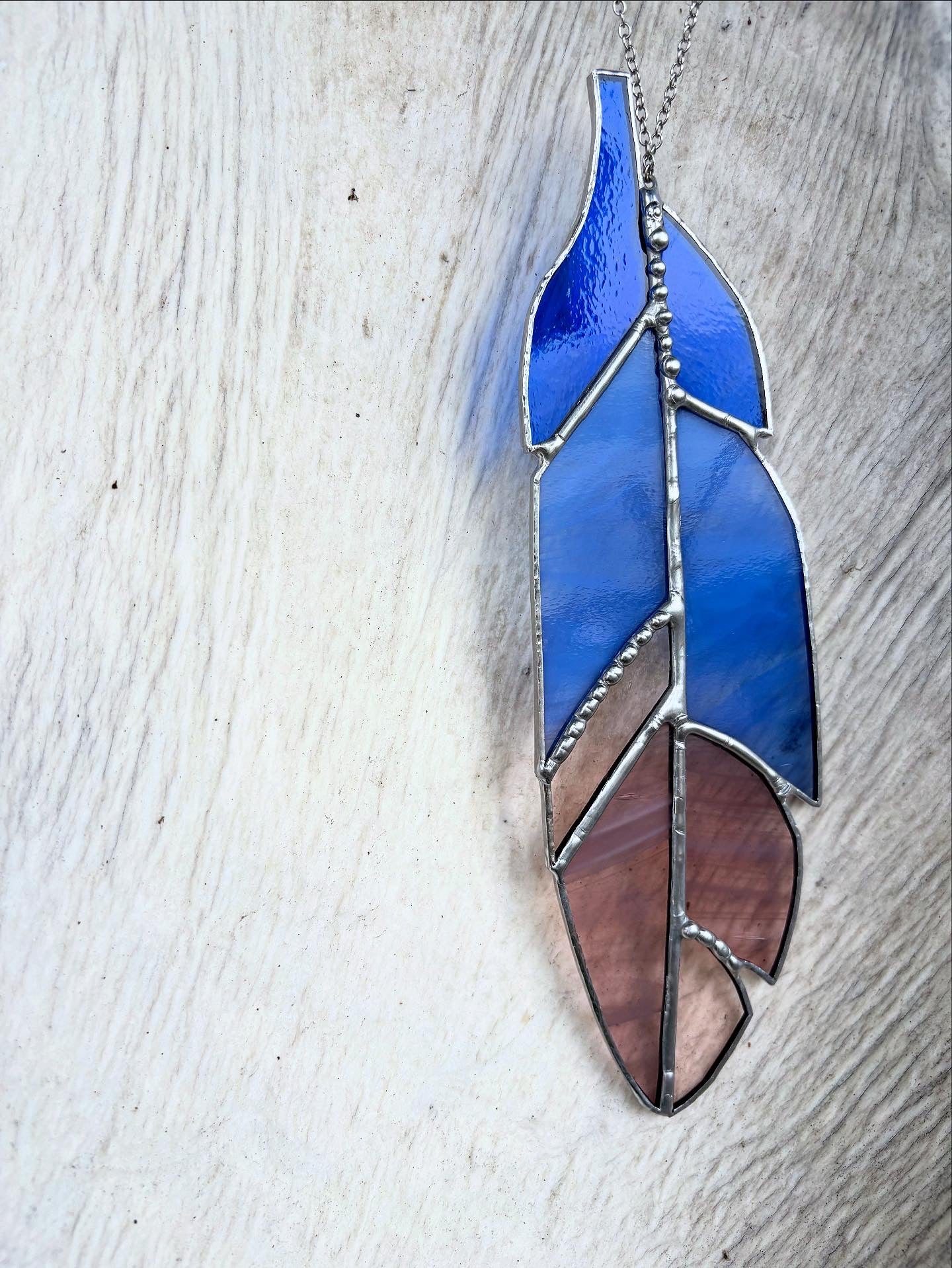 Feather - Blue/Pink