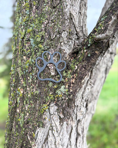 Metal Paw Print