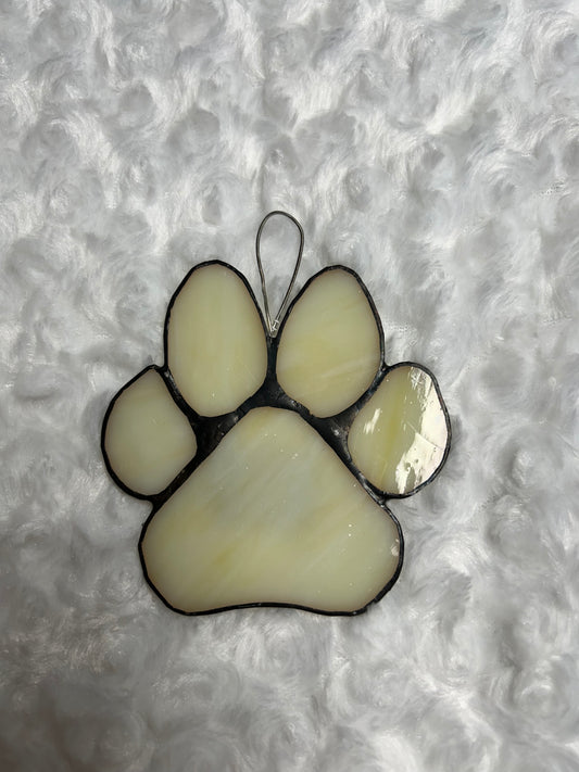 Cream Lg Paw Print