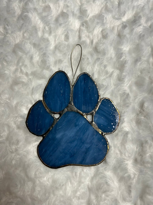 Dark Blue Lg Paw Print