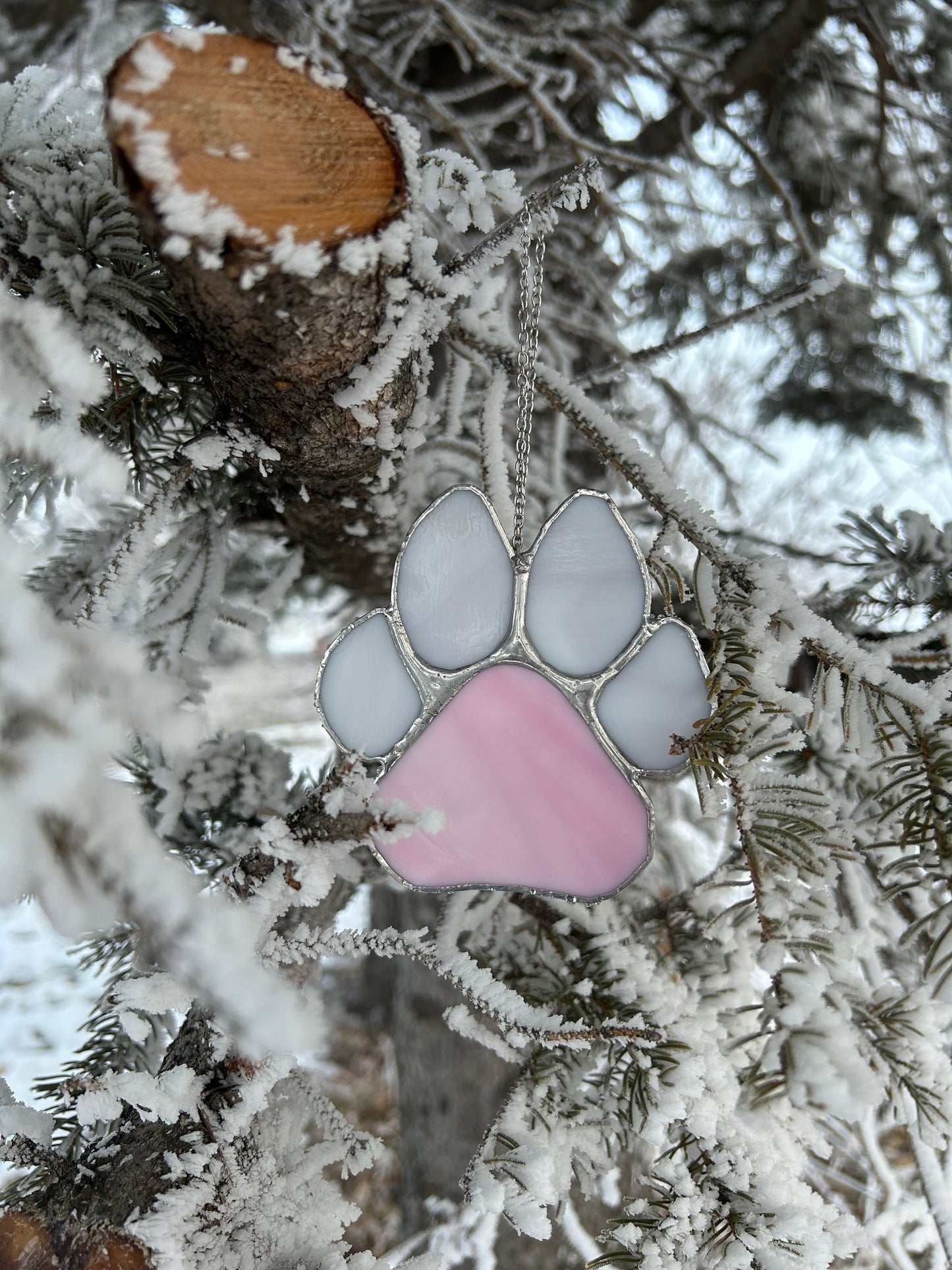 Blush Lg Paw Print