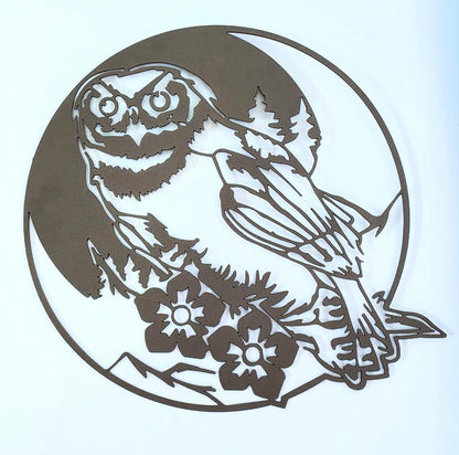 Owl in the Moon