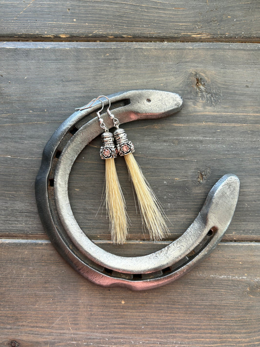 Palomino and Rose Earrings