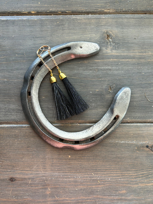 Black Dangle Earrings
